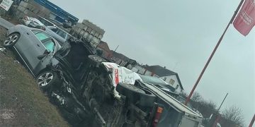 Prometna na obilaznici: Vozač kamiona završio u bolnici