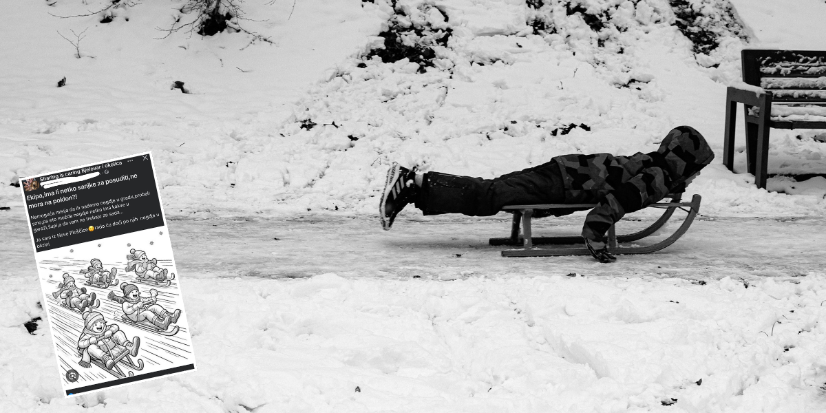 Zavladala nestašica i procvalo 'crno tržište': Evo po kojim cijenama možete pronaći sanjke