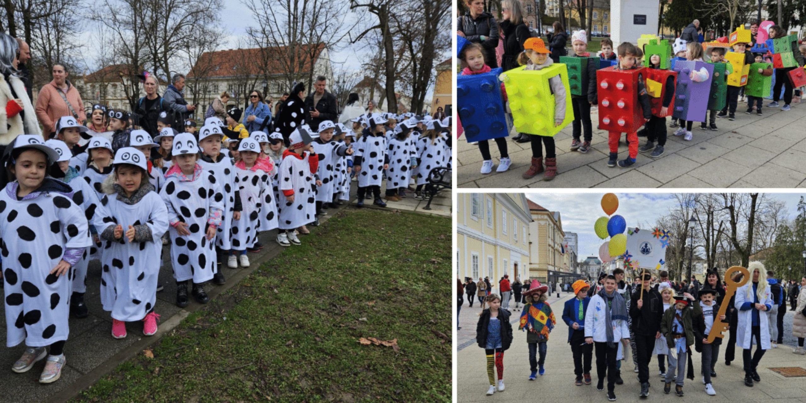 Grad uskoro postaje pozornica dječje mašte, glasna, šarena i atraktivna