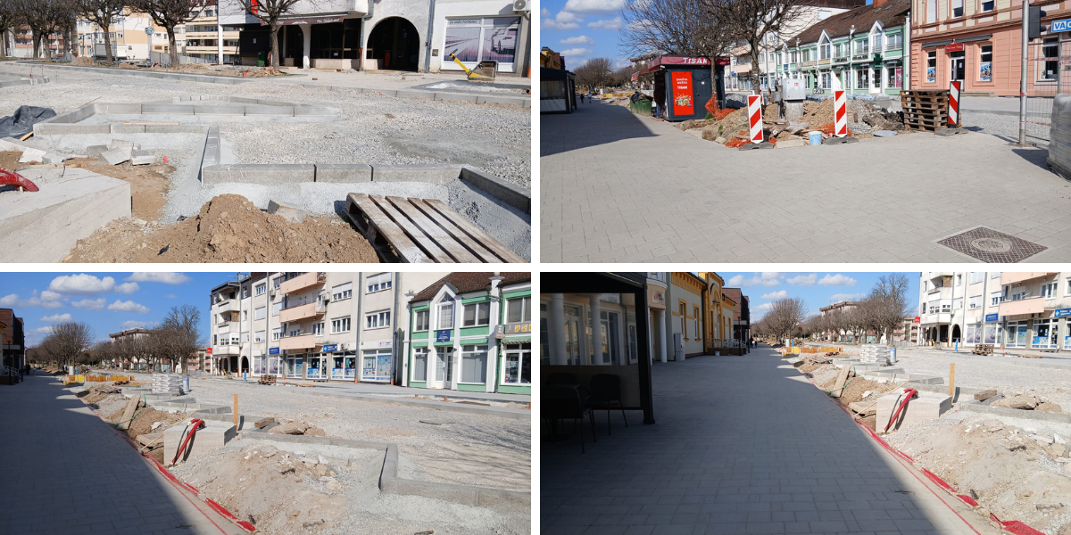 Centar Garešnice dobiva novo ruho, a radovi se napokon primiču kraju