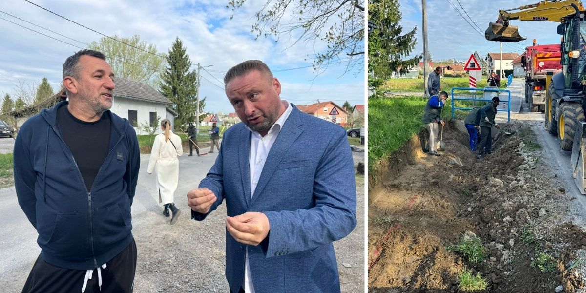 Dok traje obnova ulice, poznati OPG-ovac upozorava: 'Dvorište nam pliva nakon svake obilnije kiše'