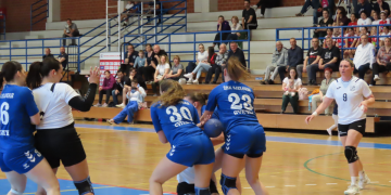 FOTO: ŽRK Bjelovar “izrudario” pobjedu protiv labinskog Rudara i nastavio bitku za treće mjesto