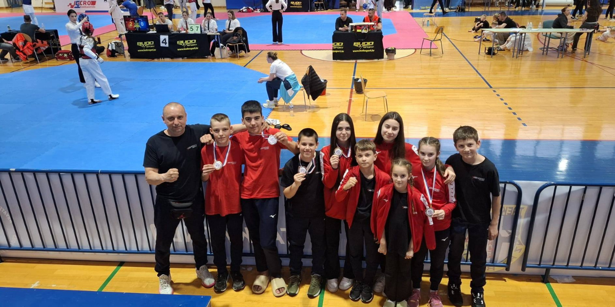 Taekwondo klub „Omega“ Bjelovar se iz Zaprešića vratio s osam medalja i fenomenalnim nastupima najavio put u Bugarsku