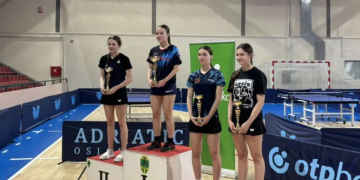 Dvije igračice bjelovarskog Stolnoteniskog kluba među najboljima u Hrvatskoj!