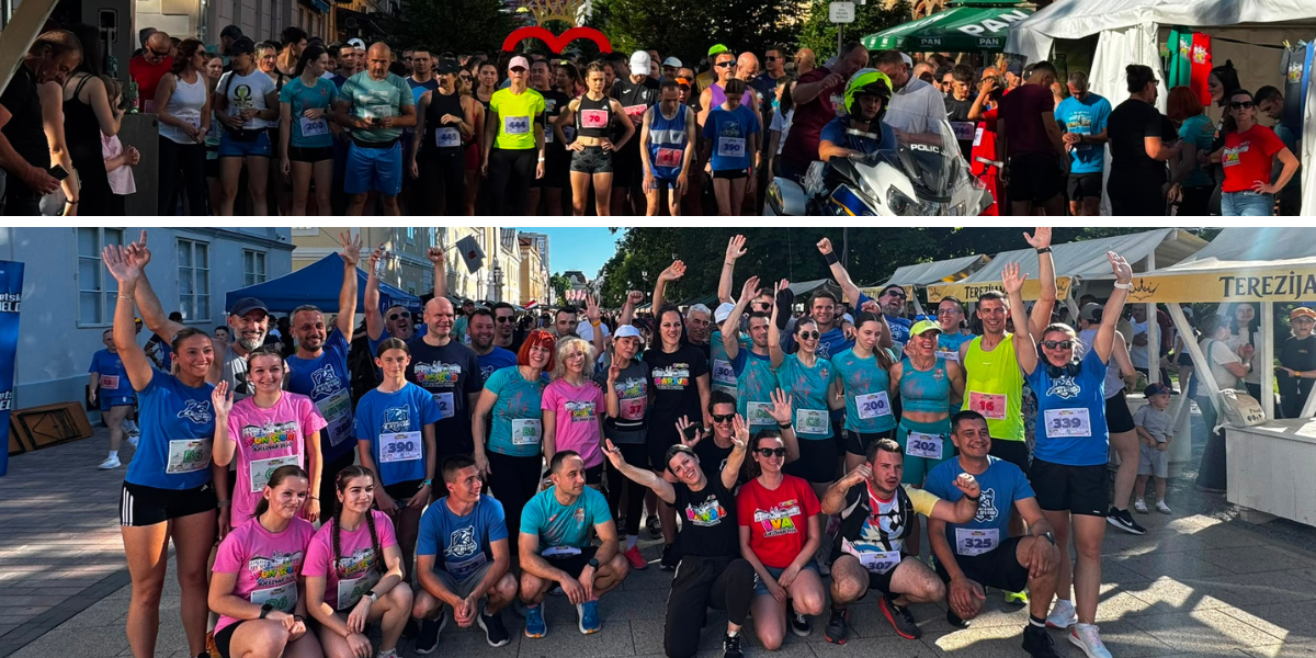 (FOTO I VIDEO) Rekordan broj natjecatelja okupio se na bjelovarskom Fun Run-u, 600 trkača pulsira u istom ritmu