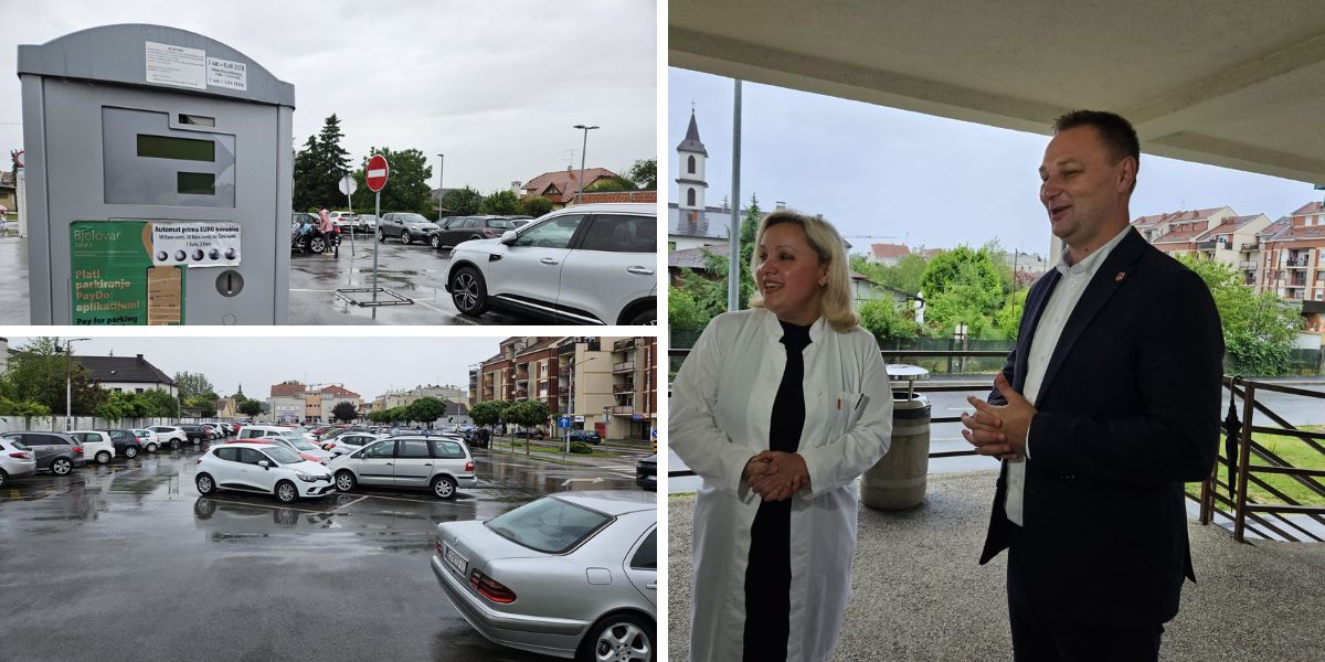Parkiranje kod bjelovarske bolnice od danas je besplatno, ali župan upozorava protiv zlouporaba
