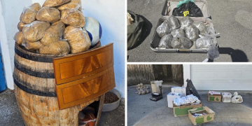 [FOTO] Carinici ostali bez riječi: U skrivenim prostorima našli desetke tisuća cigareta, a potom drogu, bombu i arsenal oružja