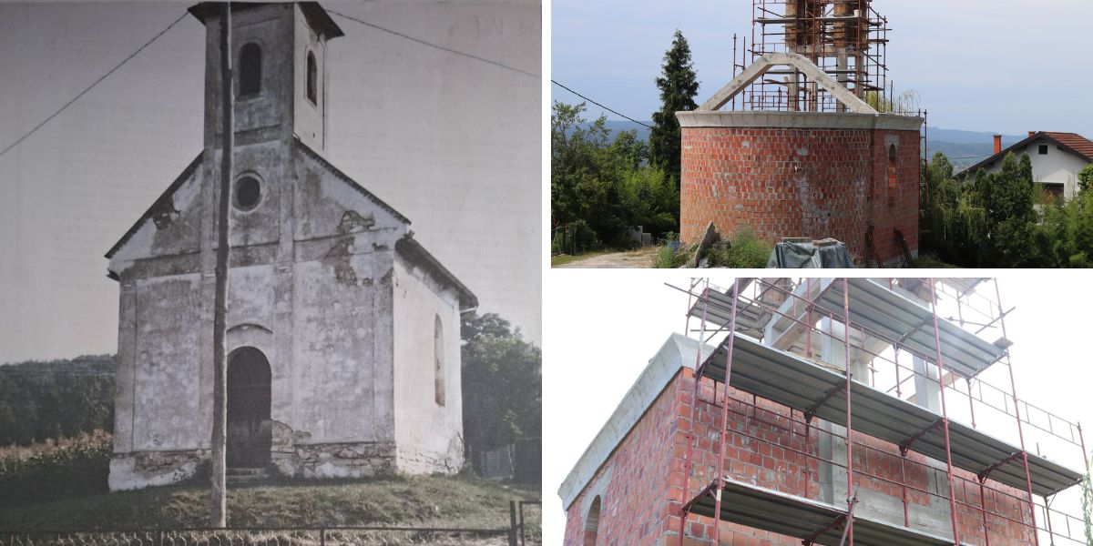 Iz pepela ponovno niče simbol grada: Gradi se kapelica koju je rat uništio, a potres dokrajčio