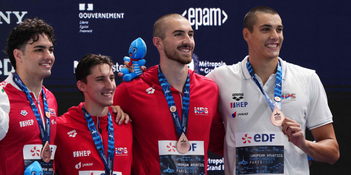Plivački Euro: Sjajna hrvatska štafeta 4x100 slobodno osvojila broncu!