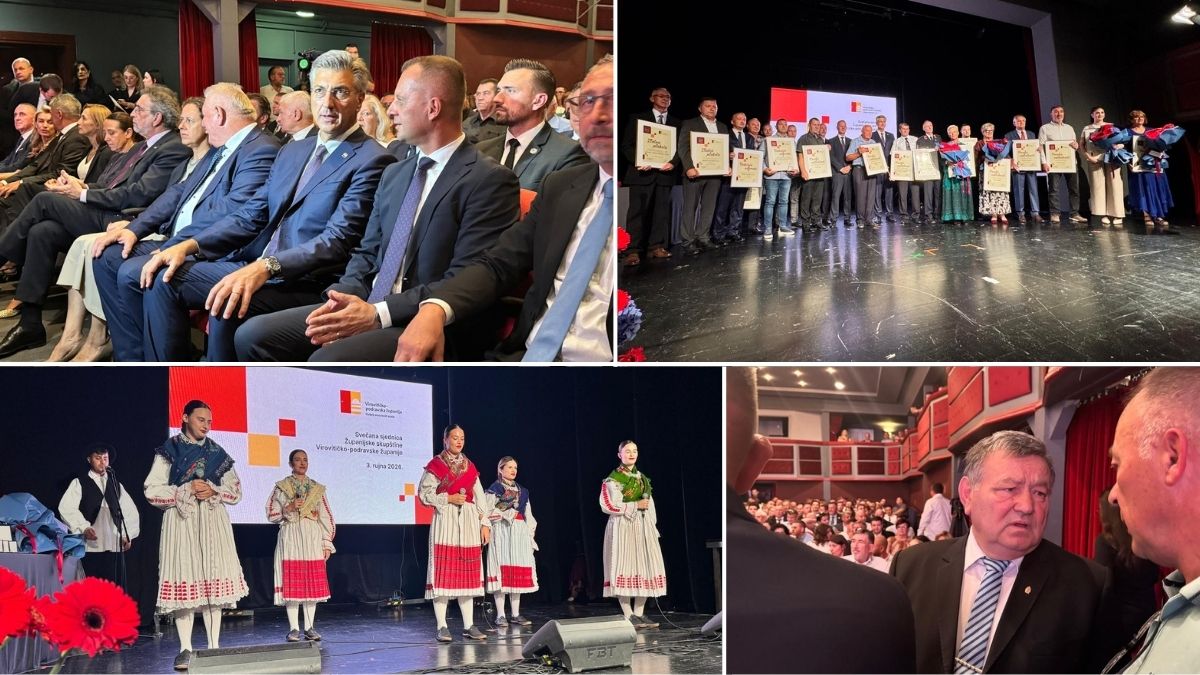 Svečana sjednica u Virovitici: Andrović poručio da mala županija nikada nije pristala na male ambicije