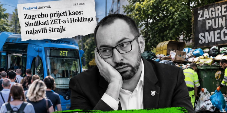 ŠTRAJK: Tomice, nemaš brige – promet je ionako u kolapsu, a grad je ionako pun smeća