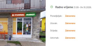 Je li već počelo? Iznajmljuje se bivša trgovina Studenca u Bjelovaru